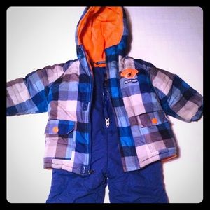 Boys SNOW pantsuit &COAT SIZE:24months